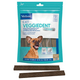 Virbac VEGGIEDENT FR3SH con forma Z para limpieza bucal y alcance completo.