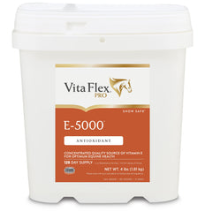 Vita Flex Pro E-5000: bote de 4 libras, apoyo antioxidante para caballos.