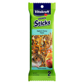 Vitakraft Crunch Sticks para hámster, paquete con dos palitos para masticar y entretenimiento.