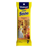 Vitakraft Palitos crujientes con sabor manzana y miel para aves.