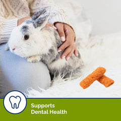 Vitakraft Slims Carotte : snack favorisant la dentition et le plaisir alimentaire.