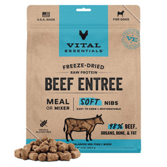 Vital Essentials bolsa 14 onzas: proteína de alta calidad para perros, ideal como comida completa