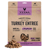 Vital Essentials croquetas mini de pavo en bolsa de 25oz para comida completa