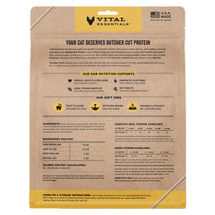 Vital Essentials pato liofilizado, alta proteína para la dieta diaria.