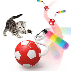 VIWIK juguete interactivo para gatos con bola roja en movimiento