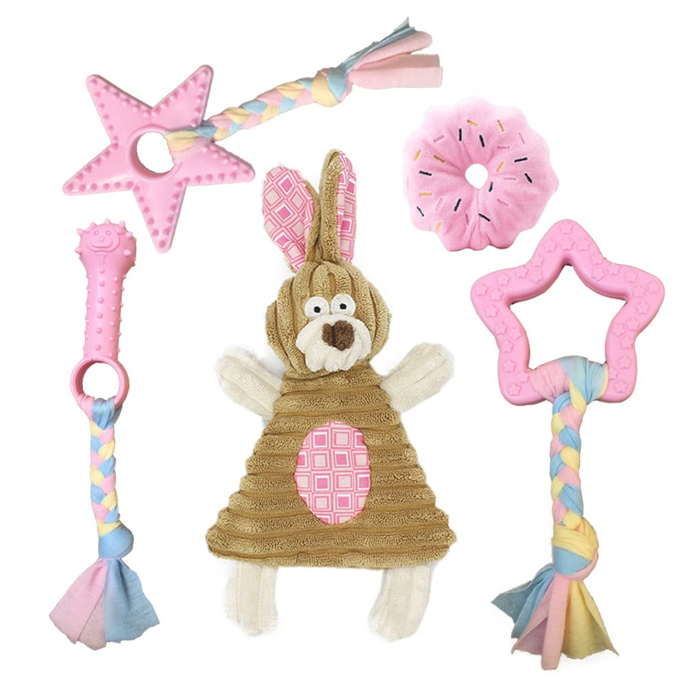 Volacopets casa rosa para cachorro, ideal regalo y juego seguro