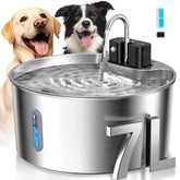 Voluas bebedero para perros inalámbrico de 7L sin cables, hidratación continua.