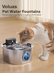 Compatibilidad Voluas 108 onzas, ideal para gatos y consumo diario.