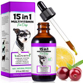 VOSIFSDIY multivitamínico para perros, gotas en botella, apoyo a la movilidad.