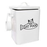 Vumdua contenedor alimento mascotas con tapa hermética, mantiene la comida fresca.