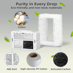 waatoos filtro ceramica-agua-pura, mantiene el agua más limpia para tu felino