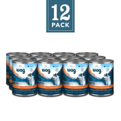 WAG Pate: textura húmeda en lata, agradable para perros que comen con gusto