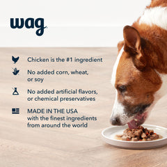 Wag: fabricación en EE. UU. con ingredientes de confianza.