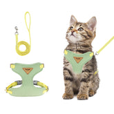 Wanheart arnés para gato a prueba de escapes con malla respirante para paseos diarios.