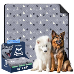 WanpeeGoo almohadilla de entrenamiento para perros, 63x63 cm, absorbente y cómodo.
