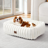 Warmrest cama ortopédica rectangular con funda removible para perros pequeños y medianos.
