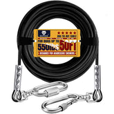 WATFOON cable cerco exterior 50 ft para perros grandes, resistente y seguro.
