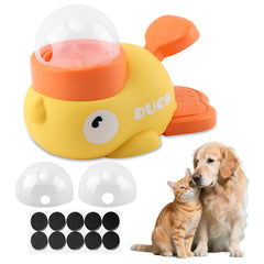 Waylenbo juguete puzzle para perro con forma de pato, estimula inteligencia.