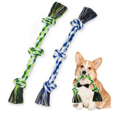 WDZZHOT dos juguetes de cuerda para perros, ideal para juego compartido.