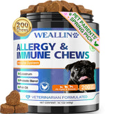WEALLIN masticables para alergias en bote, alivio diario para picor.