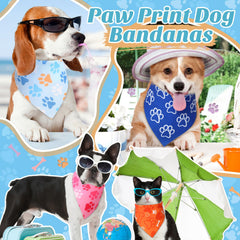 Bandanas Weewooday para perros con ajuste triangular, seguro y cómodo.
