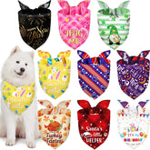 Bandanas Weewooday para perros en Navidad, ideal para fotos festivas.