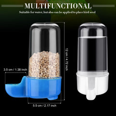Weewooday botella de agua para aves 200 ml, ideal para jaulas.