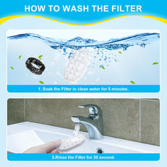 WEIKEY embalaje individual: filtros listos para usar en casa.
