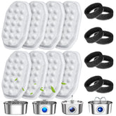 WEIKEY filtros para fuente de gatos con carbón activado para agua más fresca.