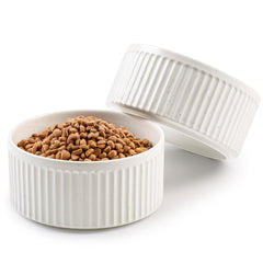 Wellbro cuenco ceramico antideslizante de 6 pulgadas para perros, estable y sin derrames