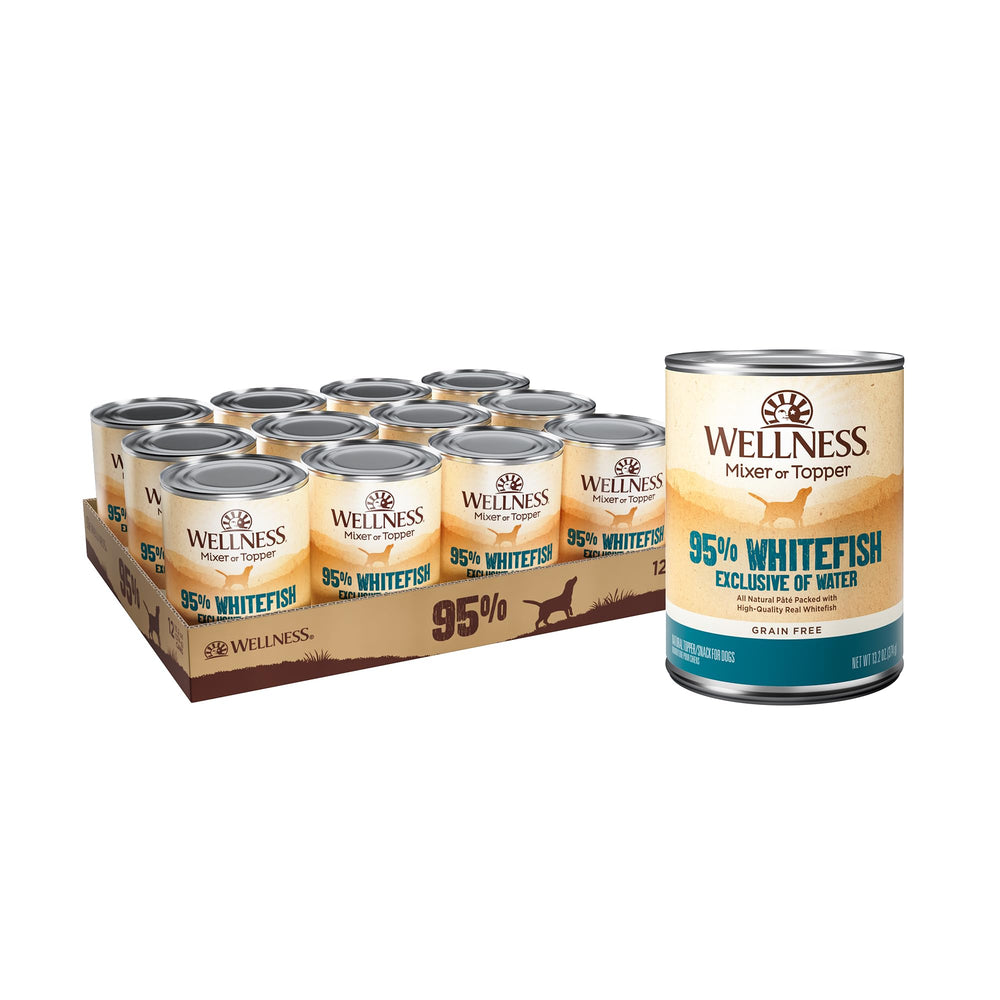 Wellness 95% Pescado Blanco pate textura suave para mezclar con la comida diaria