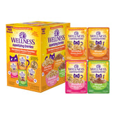 Wellness Appetizing Entrées desmenuzado de pollo con caldo, proteína para gatos adultos
