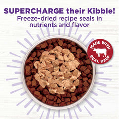 Wellness Bowl Boosters Bare trozos liofilizados crudos, textura crujiente.