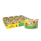 Wellness Complete Health Pate en lata de pavo, alta proteína para gatos adultos.
