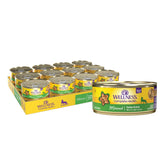 Wellness Complete Health pavo picado entremés en lata, porciones tiernas para gatos.