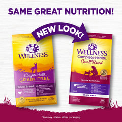 Wellness Complete Health, fuentes de proteína pavo, pollo y salmón para músculos.