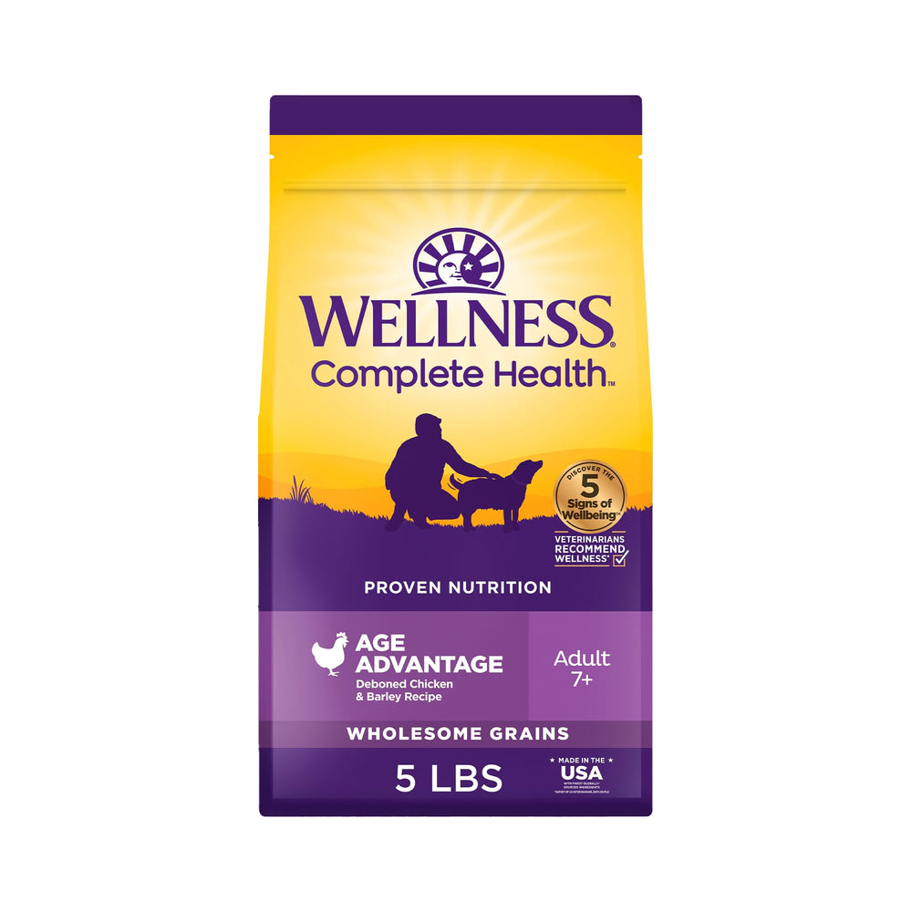 Wellness Complete Health Senior: croquetas crujientes para apoyo general de salud en perros mayores