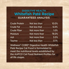 Wellness Core Digestive Pate: lata de 3 oz sabor Pavo, opción sabrosa y balanceada.
