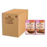 Wellness CORE, picado de pollo en bolsa para gatitos, porciones diarias fáciles.