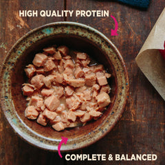 Wellness CORE ingredientes naturales, proteínas reales y vegetales
