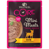Wellness CORE pate pollo entree porcion individual para perros pequenos, sabor suave