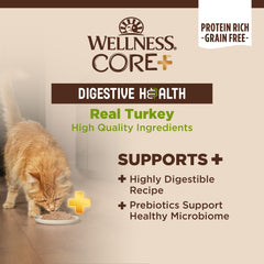Wellness CORE+ Paté Digestivo con calabaza, fibra prebiótica para digestión.