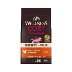Wellness CORE Salud Digestiva: bolsa 4 lb, apoyo digestivo para perros pequeños.
