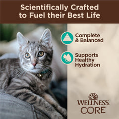 Wellness CORE Tiny Tasters ingredientes sanos destacan carne magra y grasas.