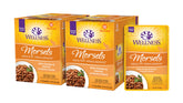 Wellness Healthly Indulgence Morsels - bolsa pollo-salmon 3 onzas, fácil de servir para gatos adultos.