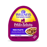 Wellness Petite Entrées con pavo tierno en salsa, ideal para perros pequeños.
