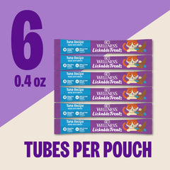 Wellness Puré suave de atún para gatos con maíz, alternativa sin granos