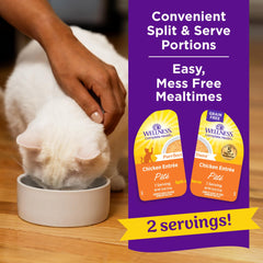 Wellness Purrfect Duos: aporte de humedad para mantener la hidratación diaria de tu gato