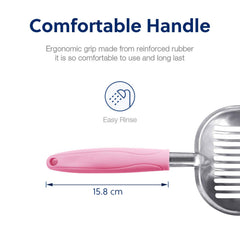 WePet cazo con borde liso para recogida cómoda y eficiente