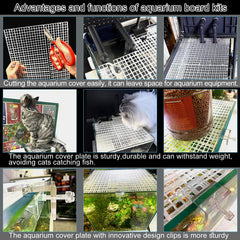 Weramics tapa de acuario recortable para ajuste perfecto